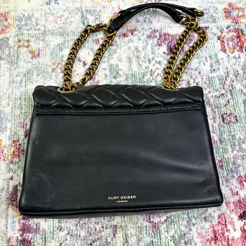 Kurt Geiger Kensington Quilted Shoulder Bag - Picture 7 of 7